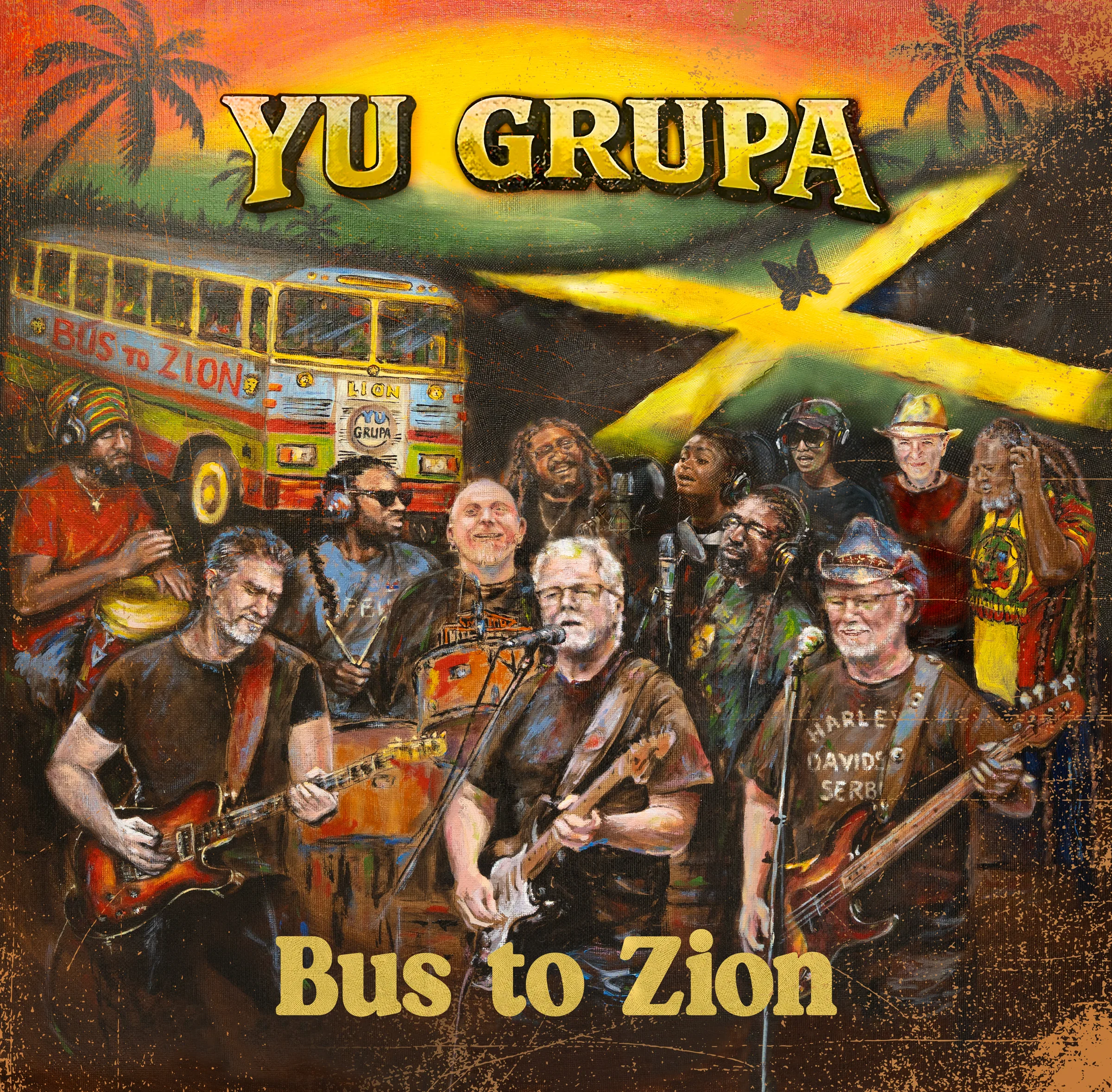 Omot albuma „Bus to Zion” grupe YU Grupa